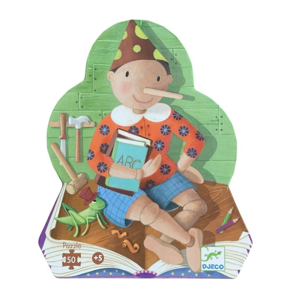 Djeco Kids 50 Piece Pinocchio Jigsaw Puzzle.